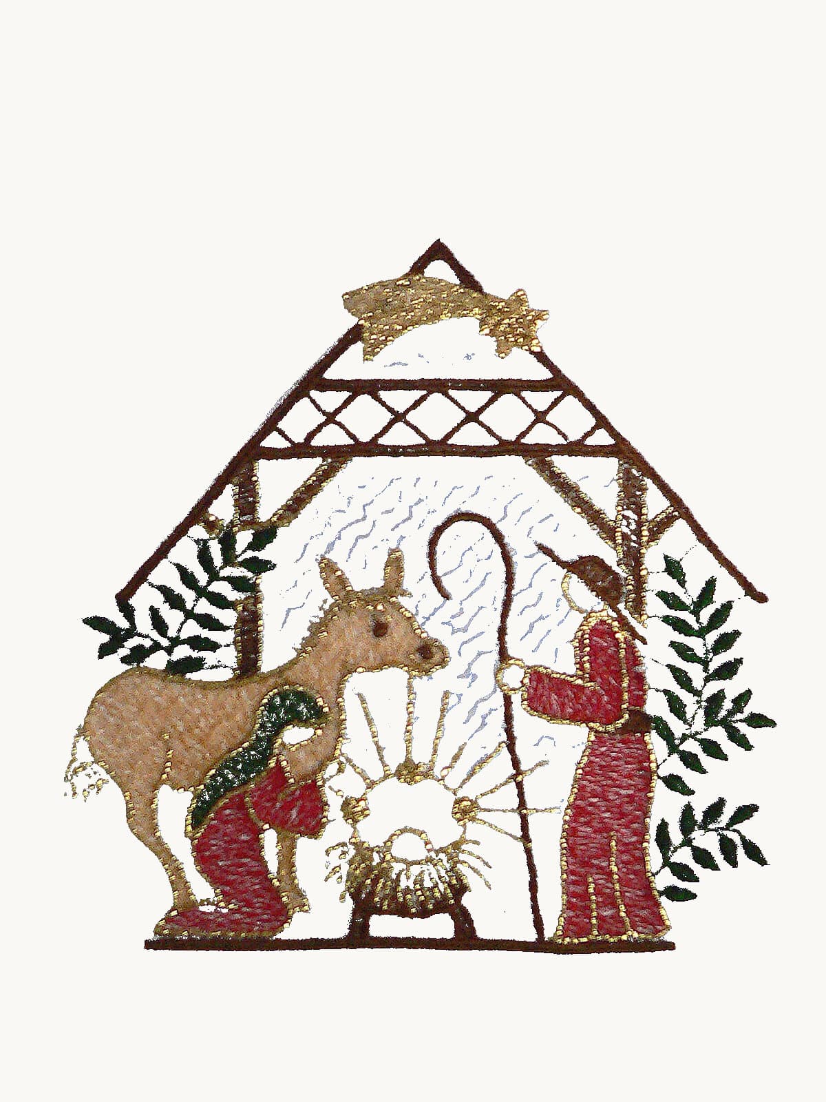 Nativity Scene (Colored)